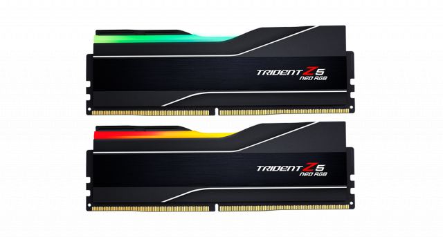 Memory G.SKILL Trident Z5 Neo RGB Black 64GB(2x32GB) DDR5 6000MHz F5-6000J3040G32GX2-TZ5NR 