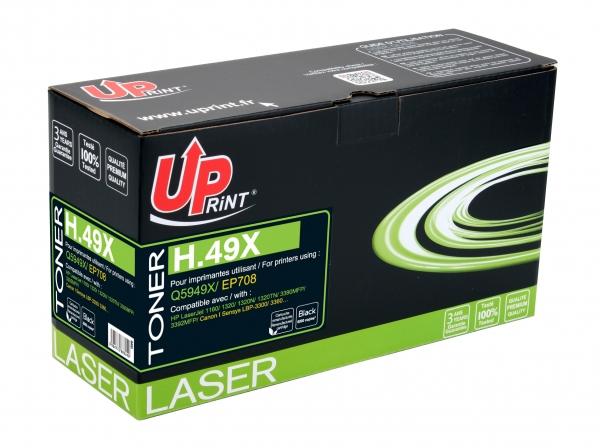 Toner Cartridge UPRINT Q5949X/EP708, HP/CANON, Black 