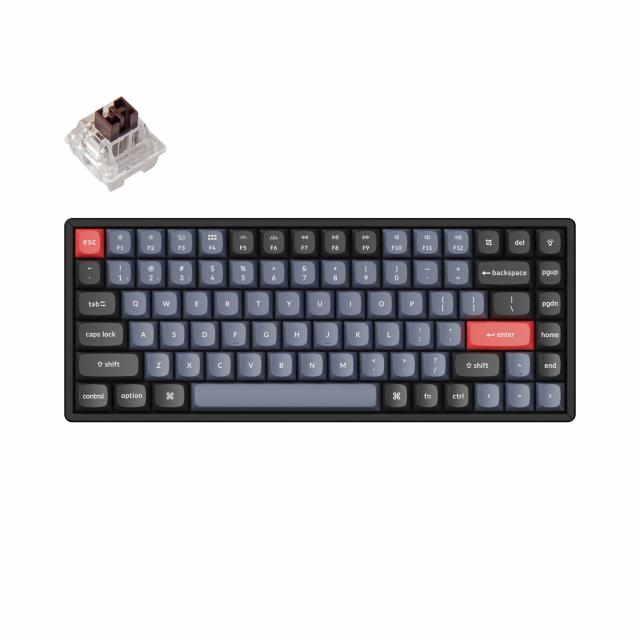 Геймърска механична клавиатура Keychron K2 Pro Hot-Swappable Keychron K Pro Mechanical Brown switch, RGB Backlight Aluminium Frame 