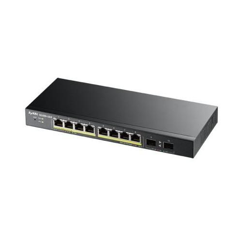 Switch ZYXEL GS1900-10HP, 8 Ports Managed, Gigabit 