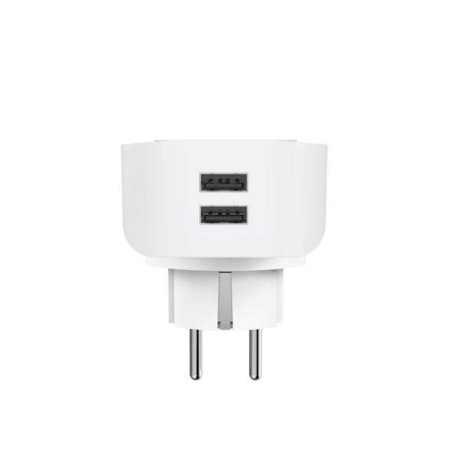 Hama Smart Socket, 2x USB-A, 2300W, 10A, HAMA-176612 