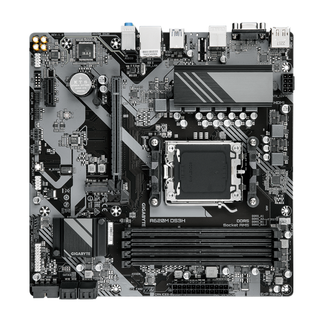 Дънна платка GIGABYTE A620M DS3H socket AM5 