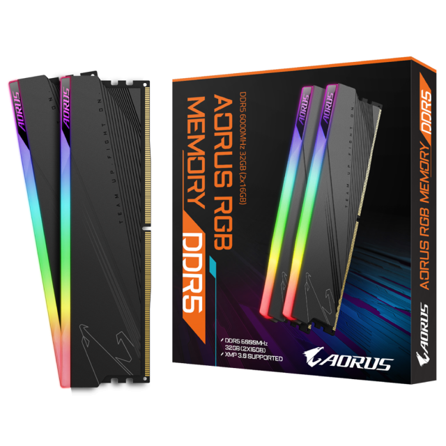 Memory AORUS RGB Memory DDR5 32GB (2x16GB) 6000MT/s 