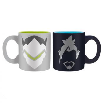 ABYSTYLE OVERWATCH 2 Espresso Mugs Hanzo and Genji Set