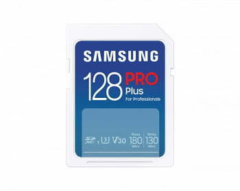 Memory card Samsung PRO Plus SD Card (2023), 128GB, White