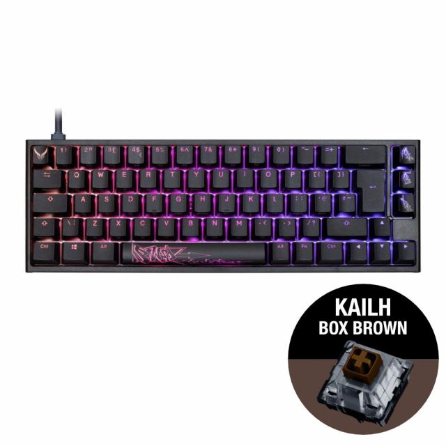 Mechanical Keyboard Ducky x PowerColor One 2 SF RGB, Kailh BOX Brown 