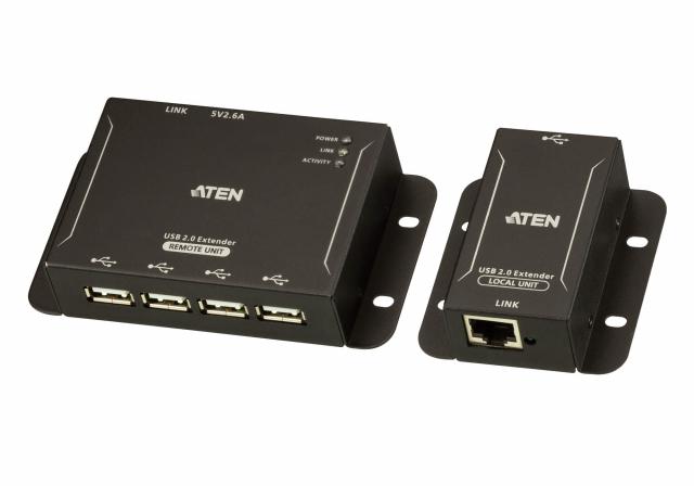 USB Extender ATEN UCE3250, 4 порта, USB 2.0, CAT 5, до 50m 