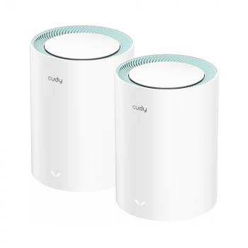 Cudy M1300, 2-pack, AC1200 Dual Band, 2.4/5 GHz, 300 -  867 Mbps