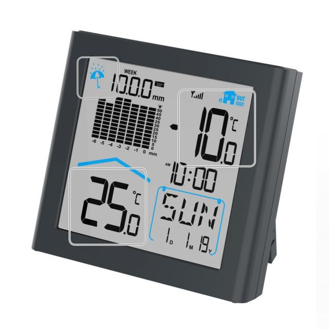 Hama "Rainy" Weather Station with radio pluviometer 