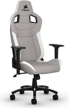Gaming chair Corsair T3 RUSH - Fabric Grey/White