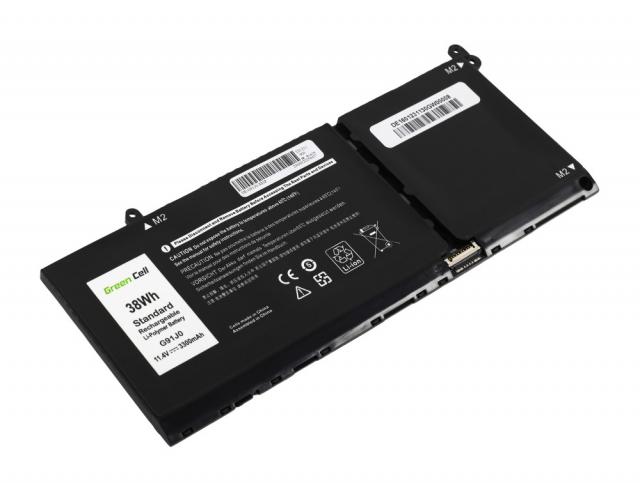 Батерия за лаптоп  Dell Latitude 3320 3330 3520 Inspiron 15 3511 3525 5510 G91J0  11.4V 3300mAh LiPo GREEN CELL 