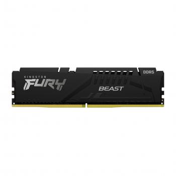 Памет Kingston FURY Beast Black 8GB DDR5 6000MHz CL30, AMD EXPO, XMP - KF560C30BBE-8