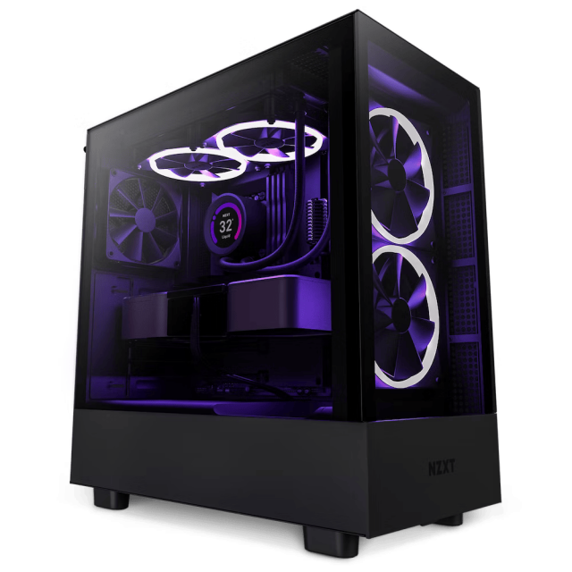 Кутия NZXT H5 Elite Matte Black, Tempered Glass, Mid-Tower 