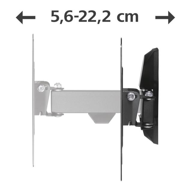 Hama TV Wall Bracket, Swivel, Tilt, 122 cm, 48", 220821 