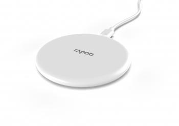 Wireless Charger for Smartphones RAPOO XC105, Qi, 5W/7.5W/10W, White