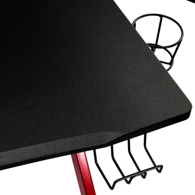 Gaming desk Nitro Concepts D12, Black/Red 