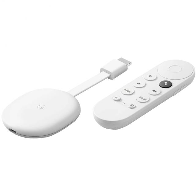 Media Player Google Chromecast with Google TV, HDMI, White 