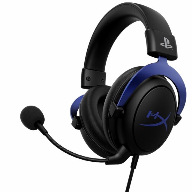 Геймърски слушалки HyperX Cloud Blue Playstation, Микрофон, Черно/Син 