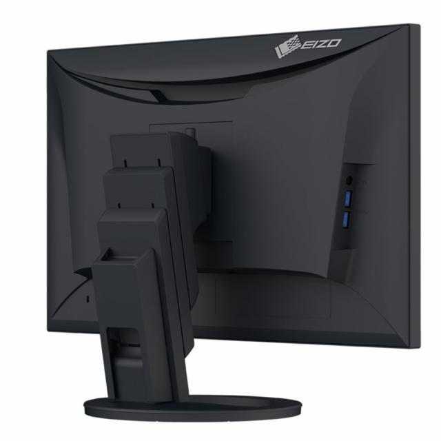 Монитор EIZO FlexScan EV2480, IPS, 23.8 inch, Wide, Full HD, HDMI, DisplayPort, USB-C, Черен 