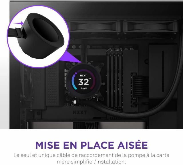 Охладител за процесор NZXT Kraken Elite 360 Black, LCD Display 