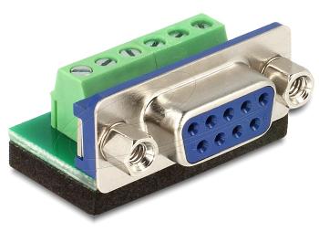 Delock Terminal block > D-Sub 9 pin female
