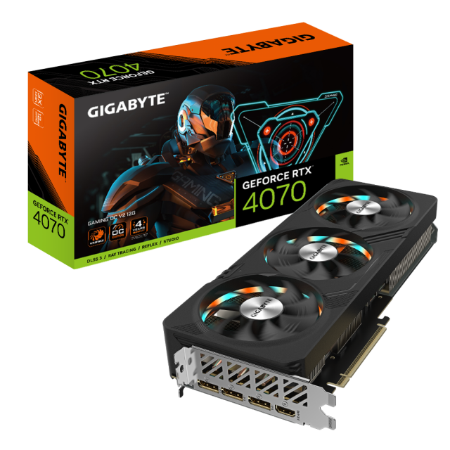 Graphic card GIGABYTE RTX 4070 GAMING OC V2 12GB GDDR6X 