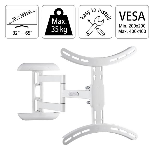 Hama FULLMOTION TV Wall Bracket, 32"-65", 118675 