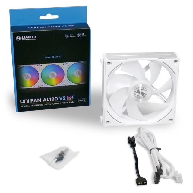 Fan Lian Li UNI AL120 V2 ARGB White 