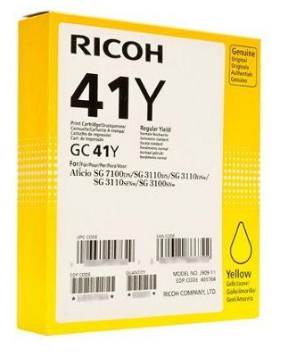 Gel ink RICOH GC41Y ,2200 pages Yellow 