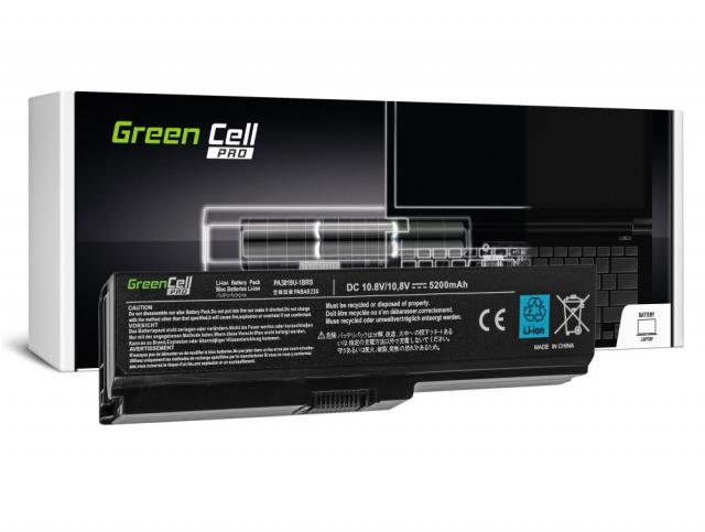 Батерия за лаптоп GREEN CELL, Toshiba Satellite C650 C650D C660 C660D L650D L655 L750 PA3635U PA3817U, 10.8V, 5200mAh 