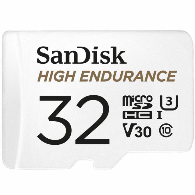 Memory card SANDISK High Endurance, microSDHC, 32GB 