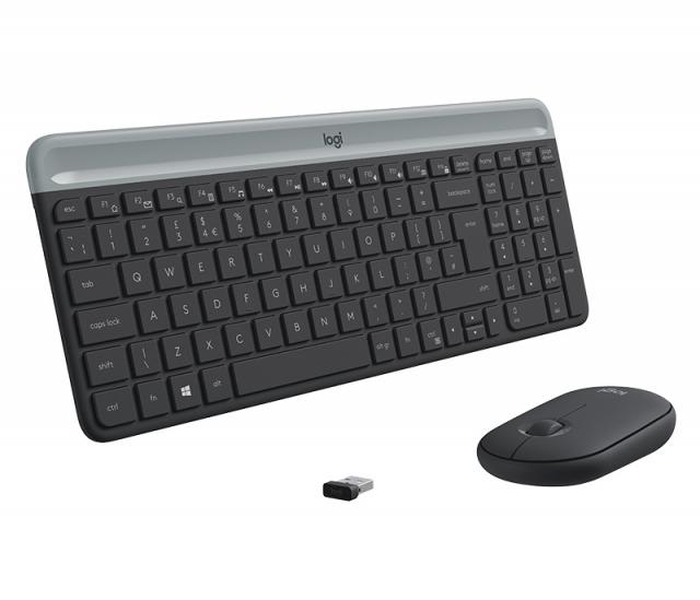 Kомплект безжични клавиатура с мишка Logitech MK470 