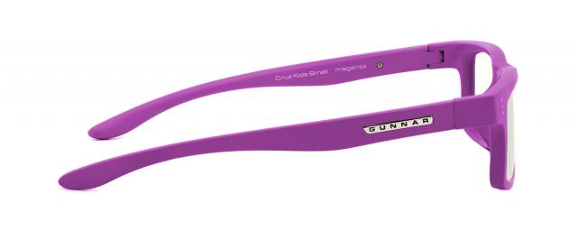 Blue light glasses for kids Gunnar Cruz Kids Small, Clear Natural, Magenta 