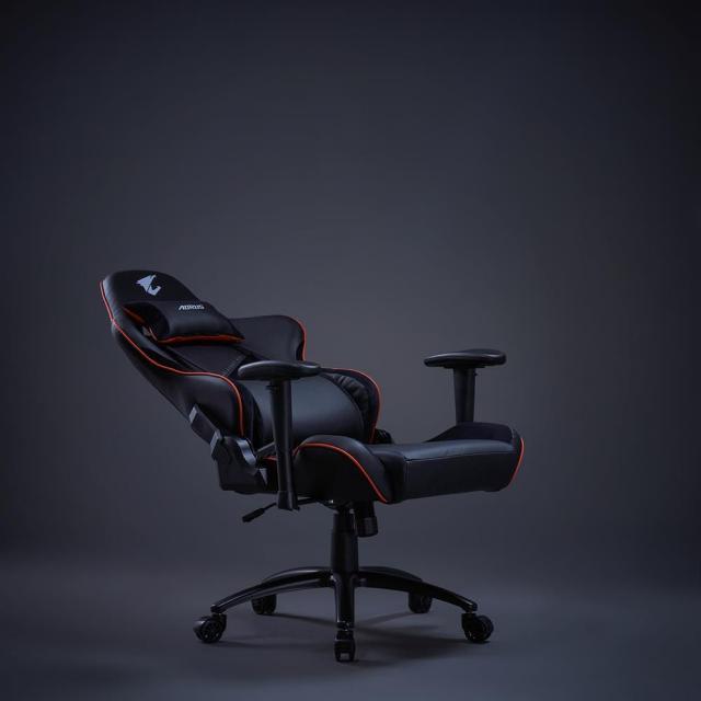 Gigabyte Aorus AGC310 Gaming Chair, Black and Orange 