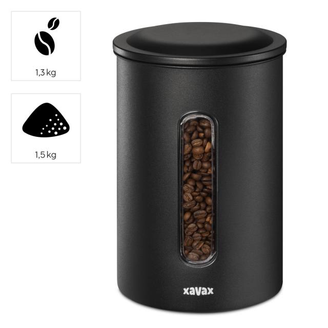 Xavax Coffee Tin for 1.3 kg Beans or 1.5 kg Powder, Airtight, 111262 