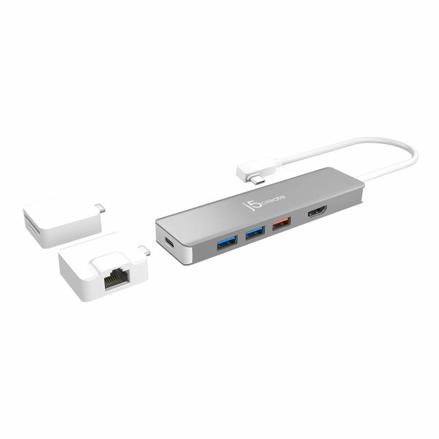 Модулна докинг станция j5create JCD375, 2 модула, USB-C 