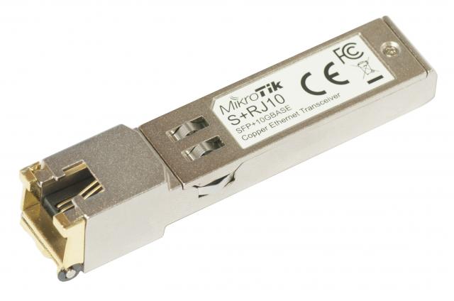 Mikrotik S+RJ10 Up to 10Gbps SFP+ 