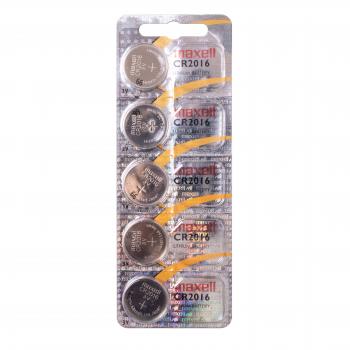 Lithium Button Battery MAXELL CR2016 3V 5pcs in blister /price for 1 battery/  MAXELL