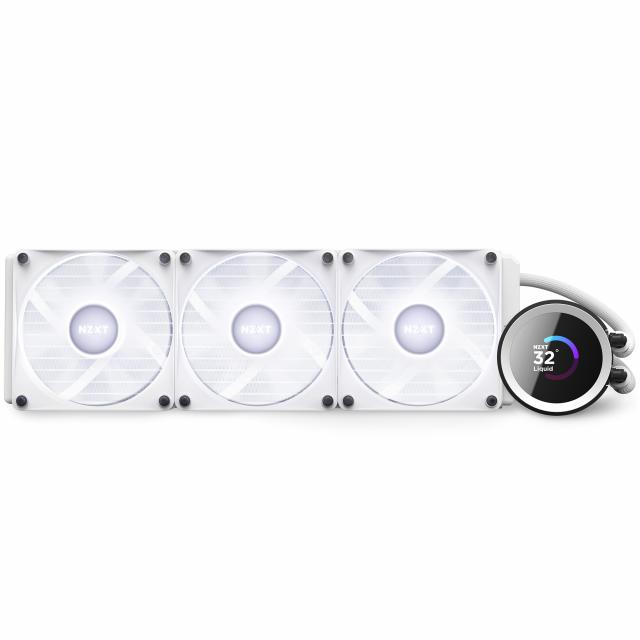 AIO Liquid Cooler NZXT Kraken 360 RGB White, LCD Display 