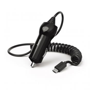 Hama Car Charger, Micro-USB, 1.2 A, black