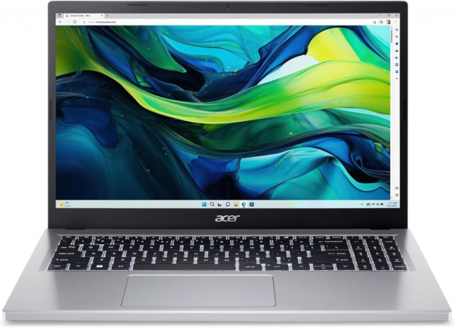 Notebook Acer Aspire Go 15 AG15-32P-362S - 15.6" FHD IPS, Intel Core 3 N355, 2x8GB DDR5, 512GB SSD, Free DOS 