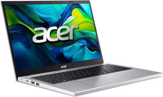 Notebook Acer Aspire Go 15 AG15-32P-362S - 15.6" FHD IPS, Intel Core 3 N355, 2x8GB DDR5, 512GB SSD, Free DOS 