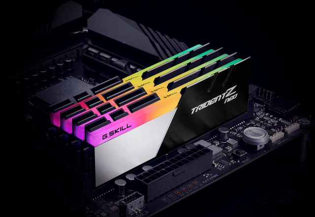 Памет G.SKILL Trident Z Neo RGB 32GB(2x16GB) DDR4 3600MHz F4-3600C16D-32GTZNC 