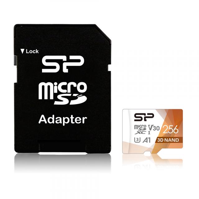 Карта памет Silicon Power Superior Pro, 256GB, microSDXC, Class 10, SD Adapter 