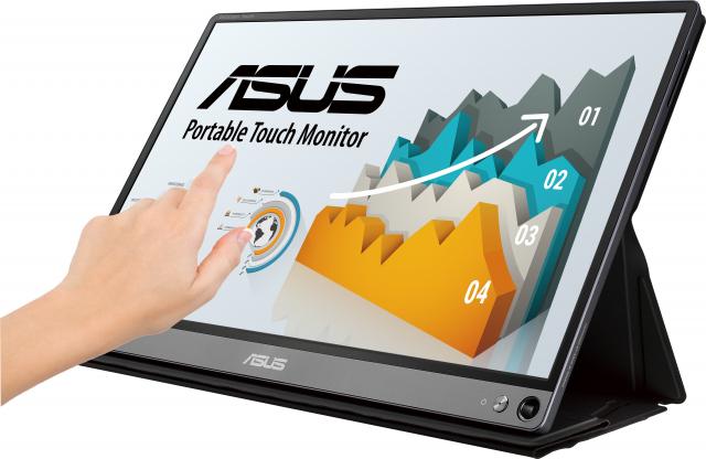 Монитор ASUS ZenScreen Touch MB16AMT, 15.6" FHD (1920x1080) IPS 