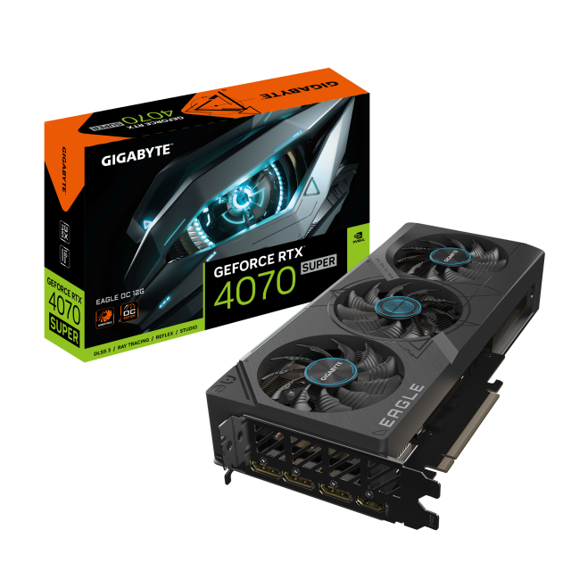 Graphic card GIGABYTE RTX 4070 SUPER EAGLE OC 12GB GDDR6X 