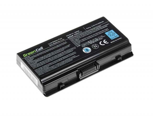 Батерия за лаптоп GREEN CELL, TOSHIBA PA3615U, SATELITE L45, 10.8V, 4400mAh, Черен 