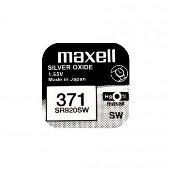 Бутонна батерия сребърна MAXELL SR-920 SW /370/371/AG6  1.55V