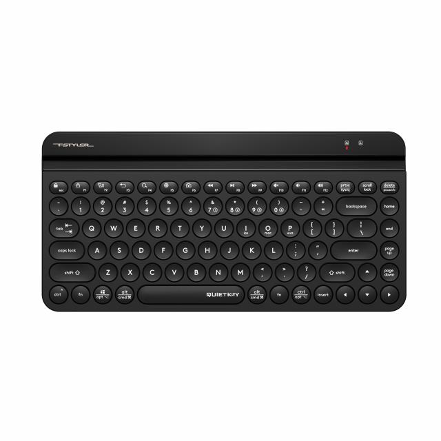 Wireless Keyboard A4TECH FBK30, Bluetooth & 2.4G, Black, Smartphone Cradle 