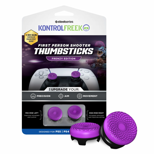 Аксесоар KontrolFreek FPS Thumbsticks Fenzy Edition за PS5/PS4  